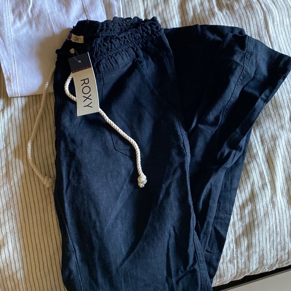 NWT Roxy linen pants